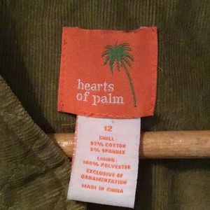 Women’s Hearts of palms jacket size 12